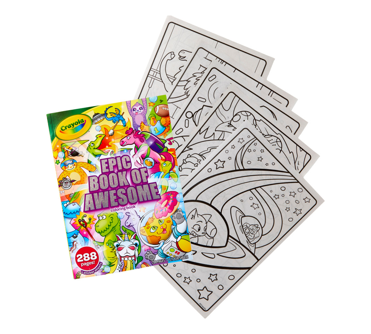 Libro de Colorear Crayola - Epiceno Book 288 páginas