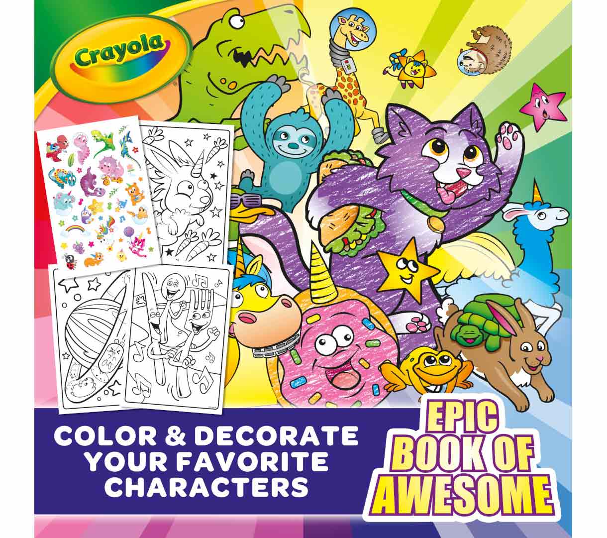 Libro de Colorear Crayola - Epiceno Book 288 páginas