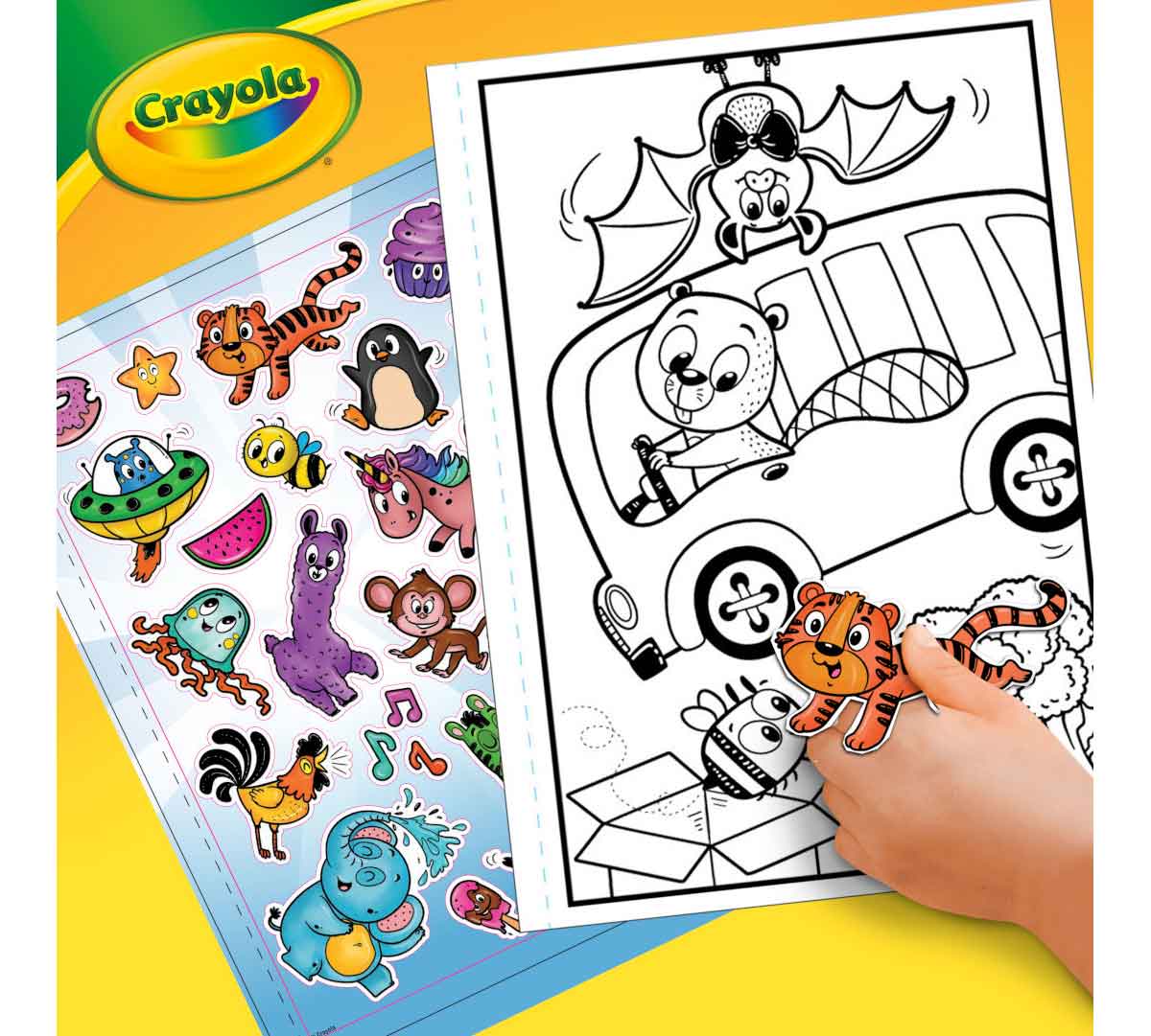 Libro de Colorear Crayola - Alpha Pets 96 páginas