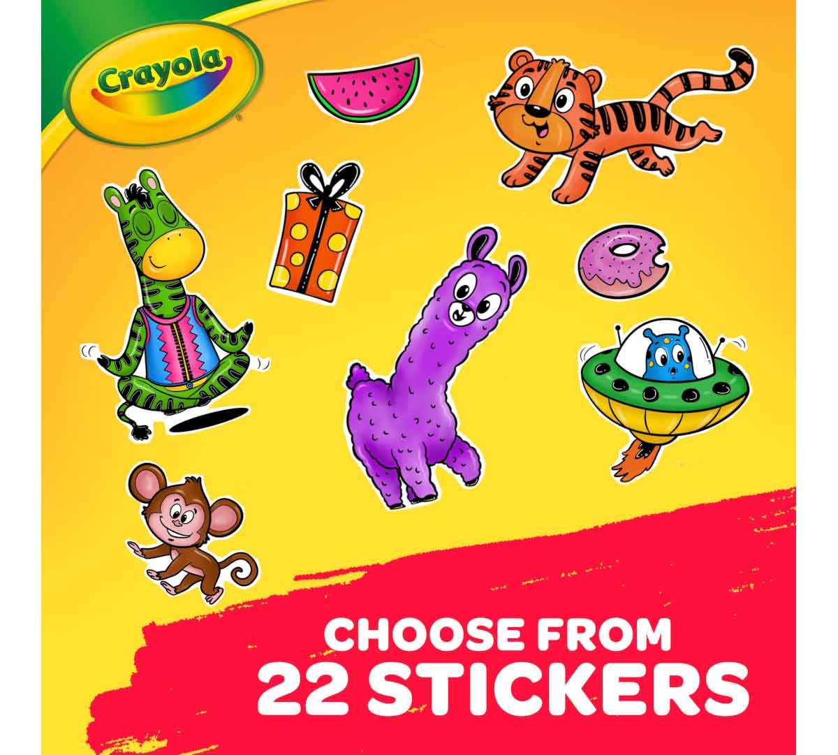 Libro de Colorear Crayola - Alpha Pets 96 páginas