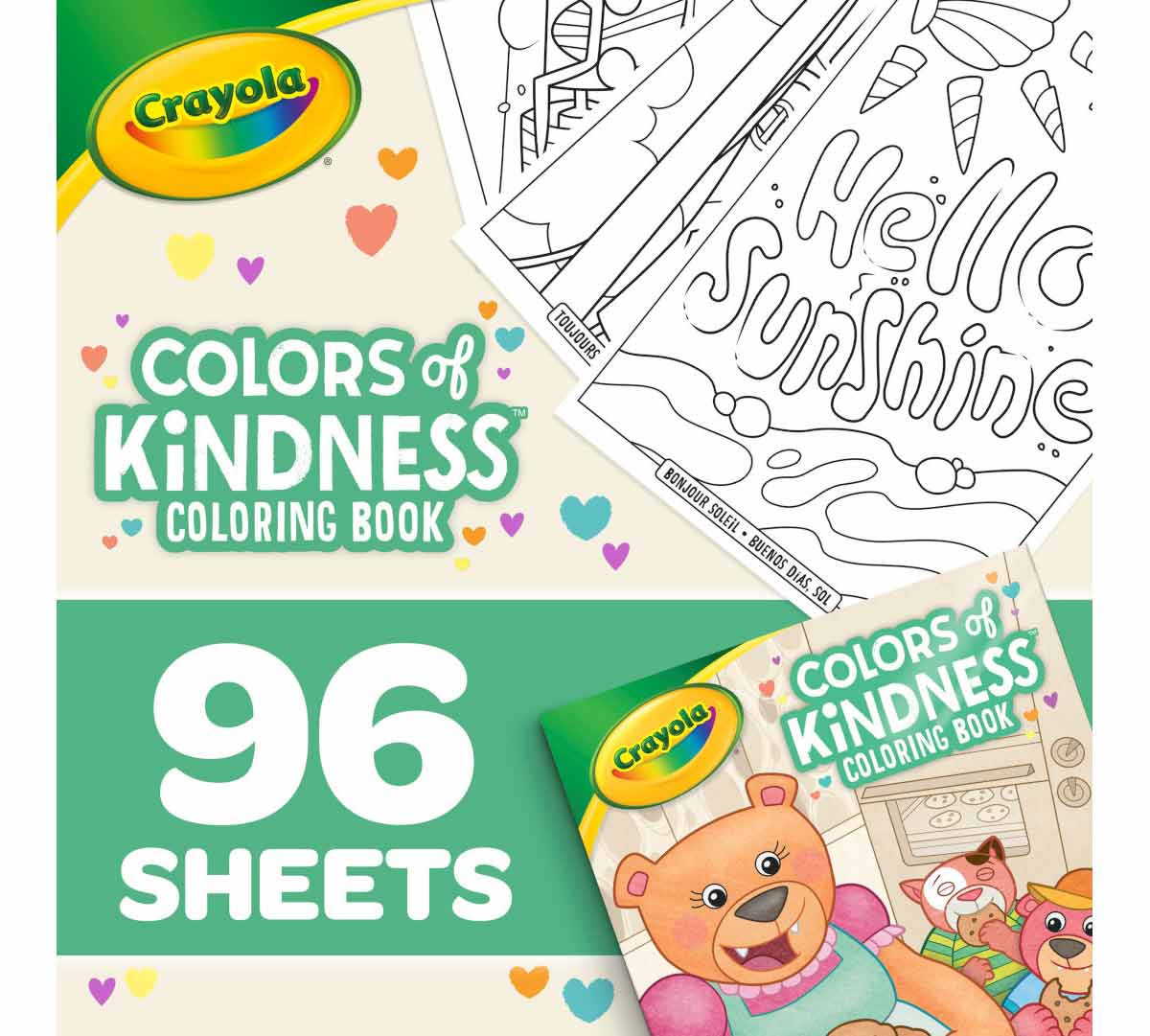 Libro de Colorear Crayola - Kindness 96 páginas
