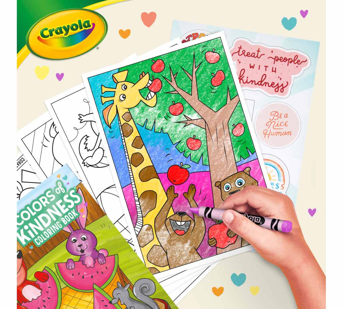 Libro de Colorear Crayola - Kindness 96 páginas
