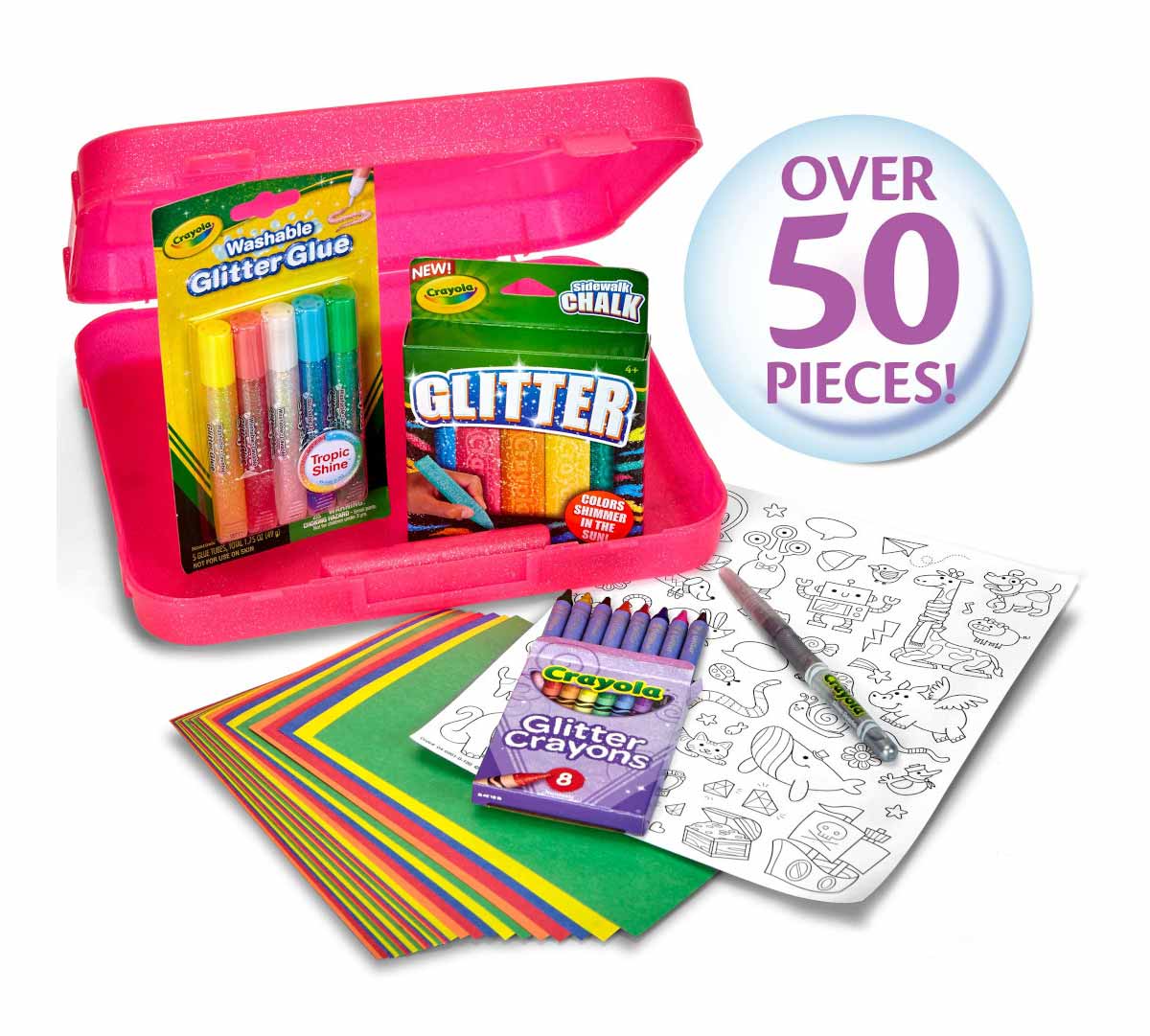 Crayola Glitter Set - 50 piezas