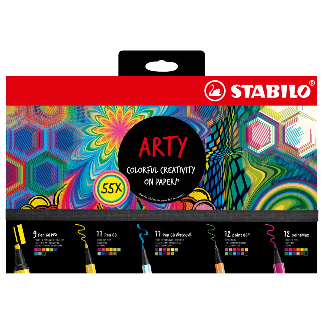 Set Stabilo Arty - 55 Piezas