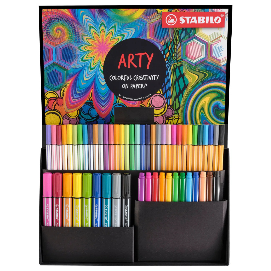 Set Stabilo Arty - 55 Piezas