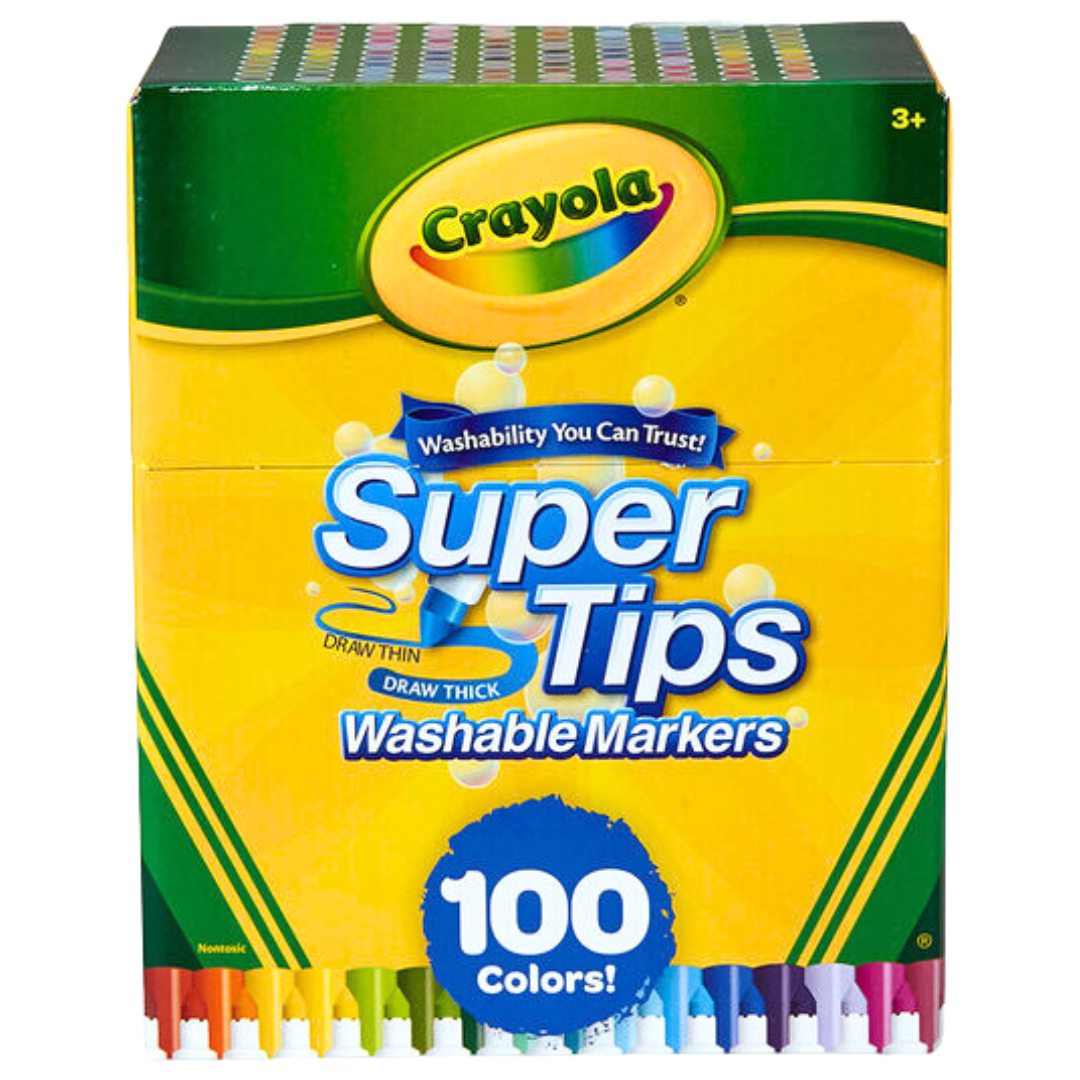Crayola Super Tips - 100 Marcadores