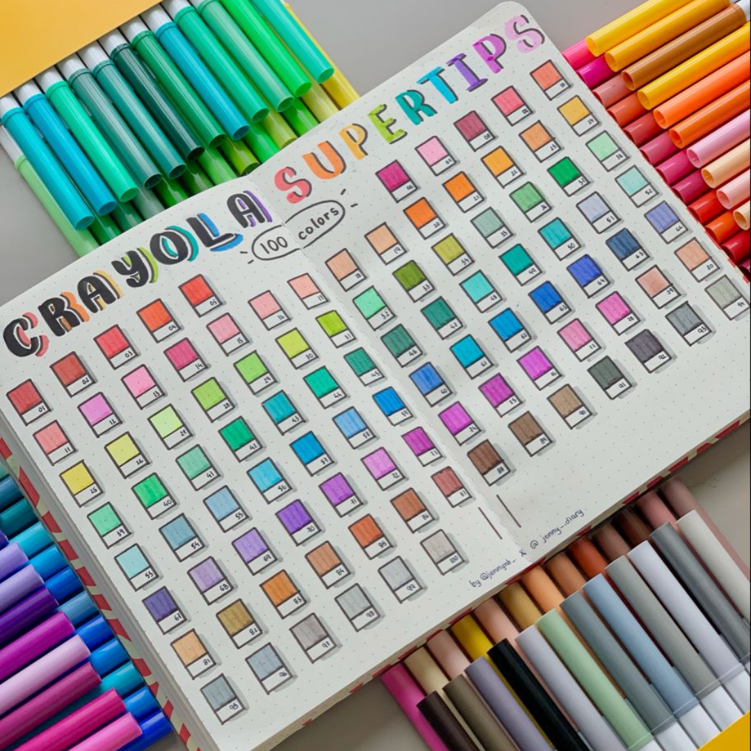 Crayola Super Tips - 100 Marcadores