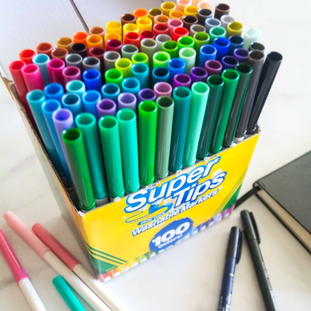 Crayola Super Tips - 100 Marcadores