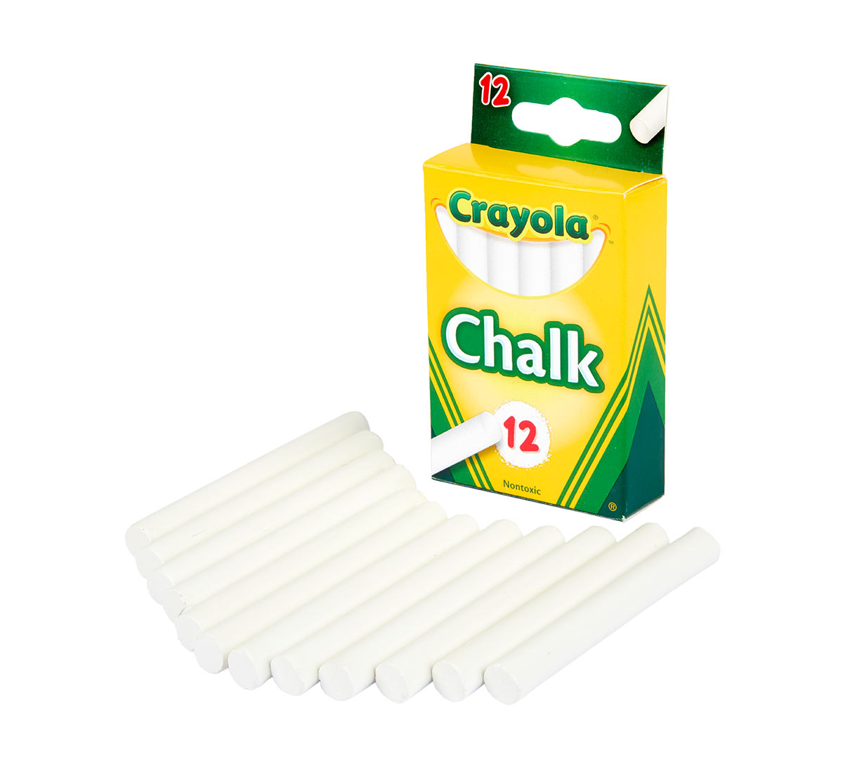 Tiza Blanca Crayola - 12 piezas