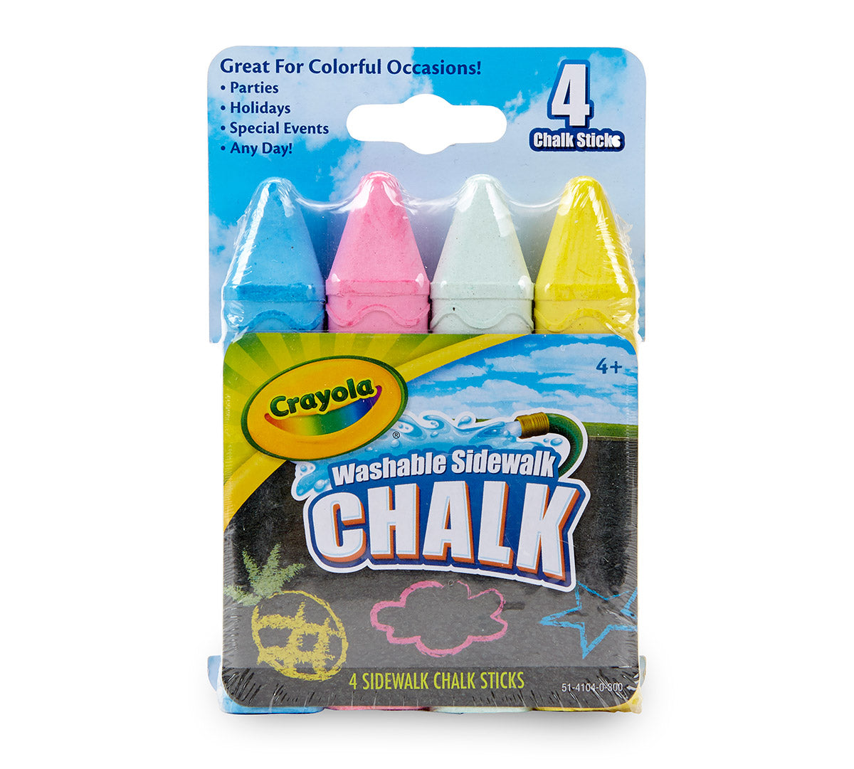 Tiza Gruesa Crayola - 4 Colores Pastel