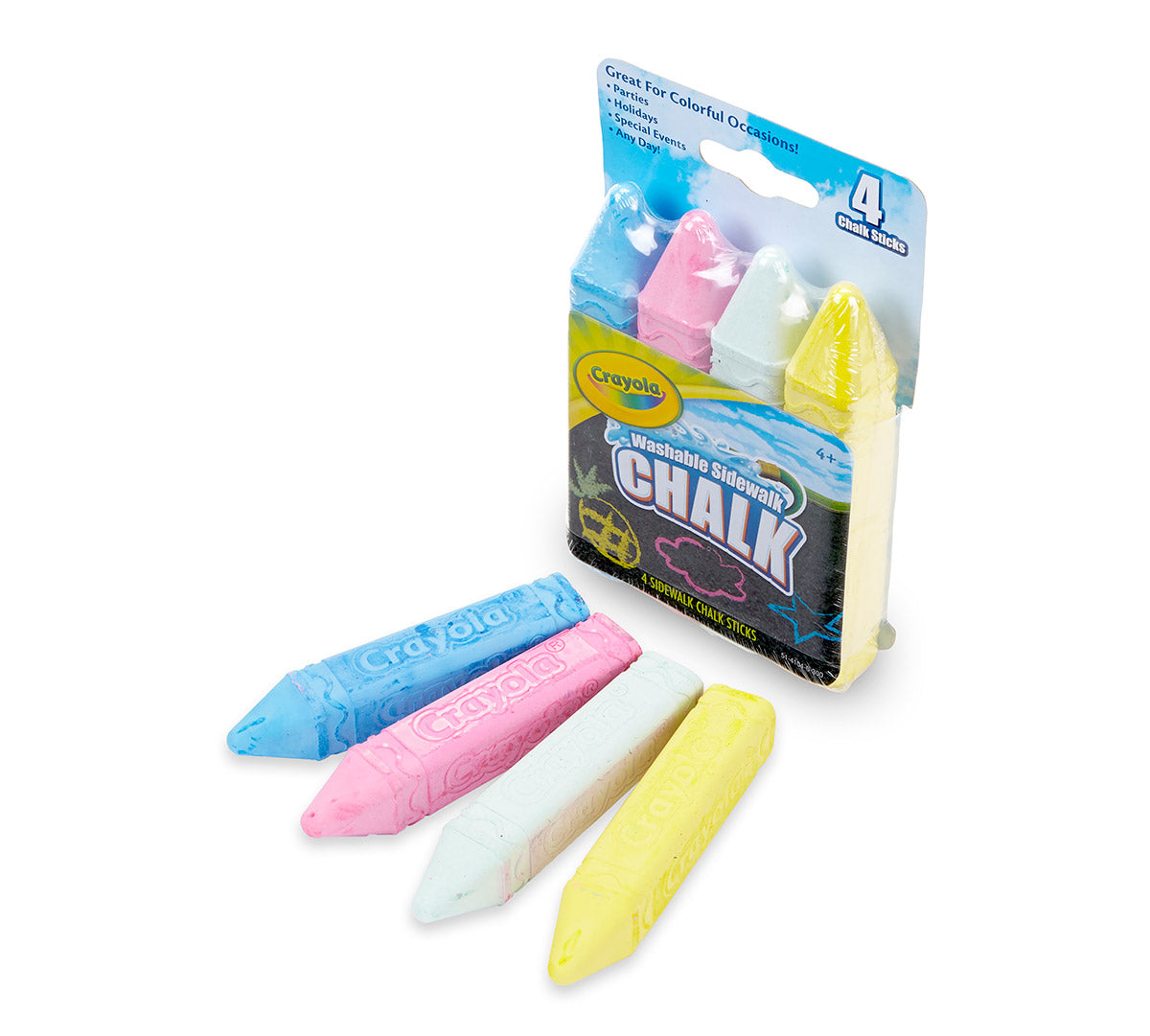 Tiza Gruesa Crayola - 4 Colores Pastel