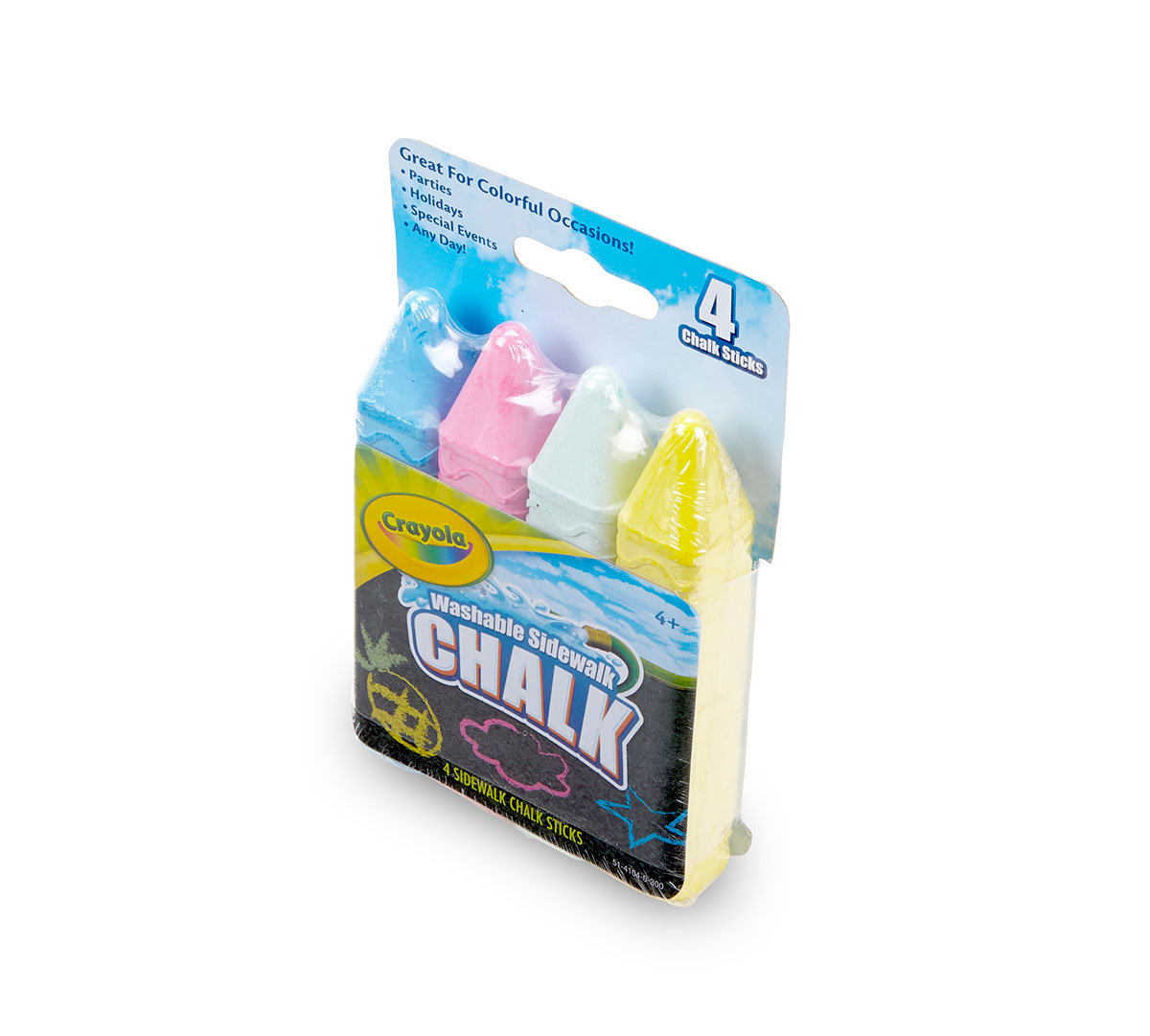 Tiza Gruesa Crayola - 4 Colores Pastel
