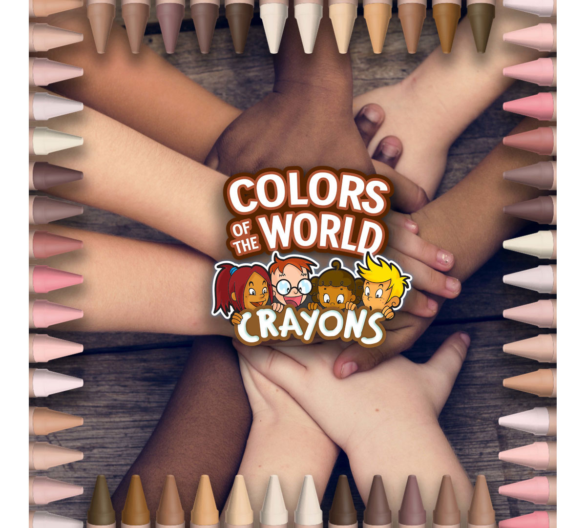 Crayones de Cera Crayola Colors of the World - Caja de 24 Colores