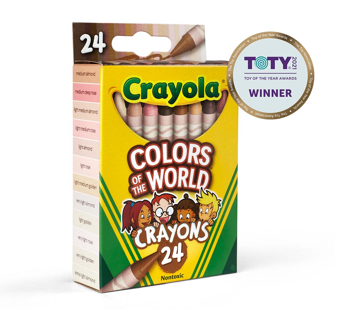 Crayones de Cera Crayola Colors of the World - Caja de 24 Colores