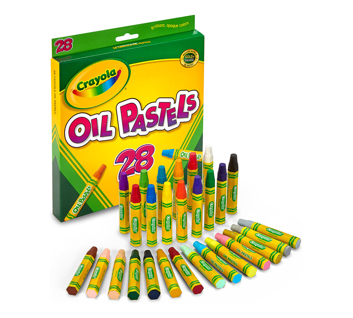 Crayones Pastel Crayola - Caja de 28 Colores