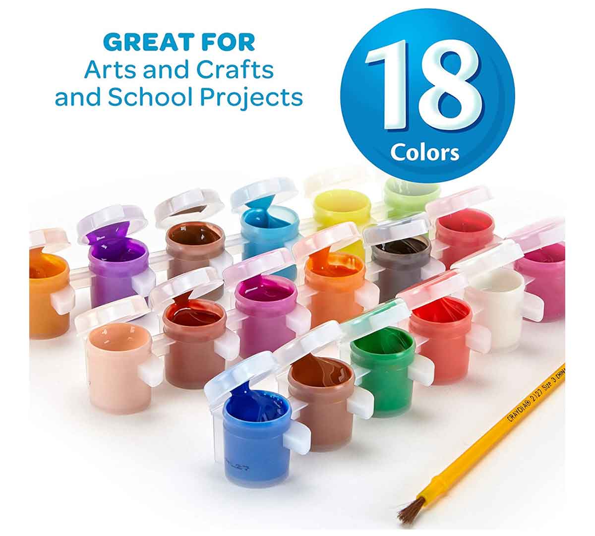 Pintura Lavable Crayola - 18 Colores
