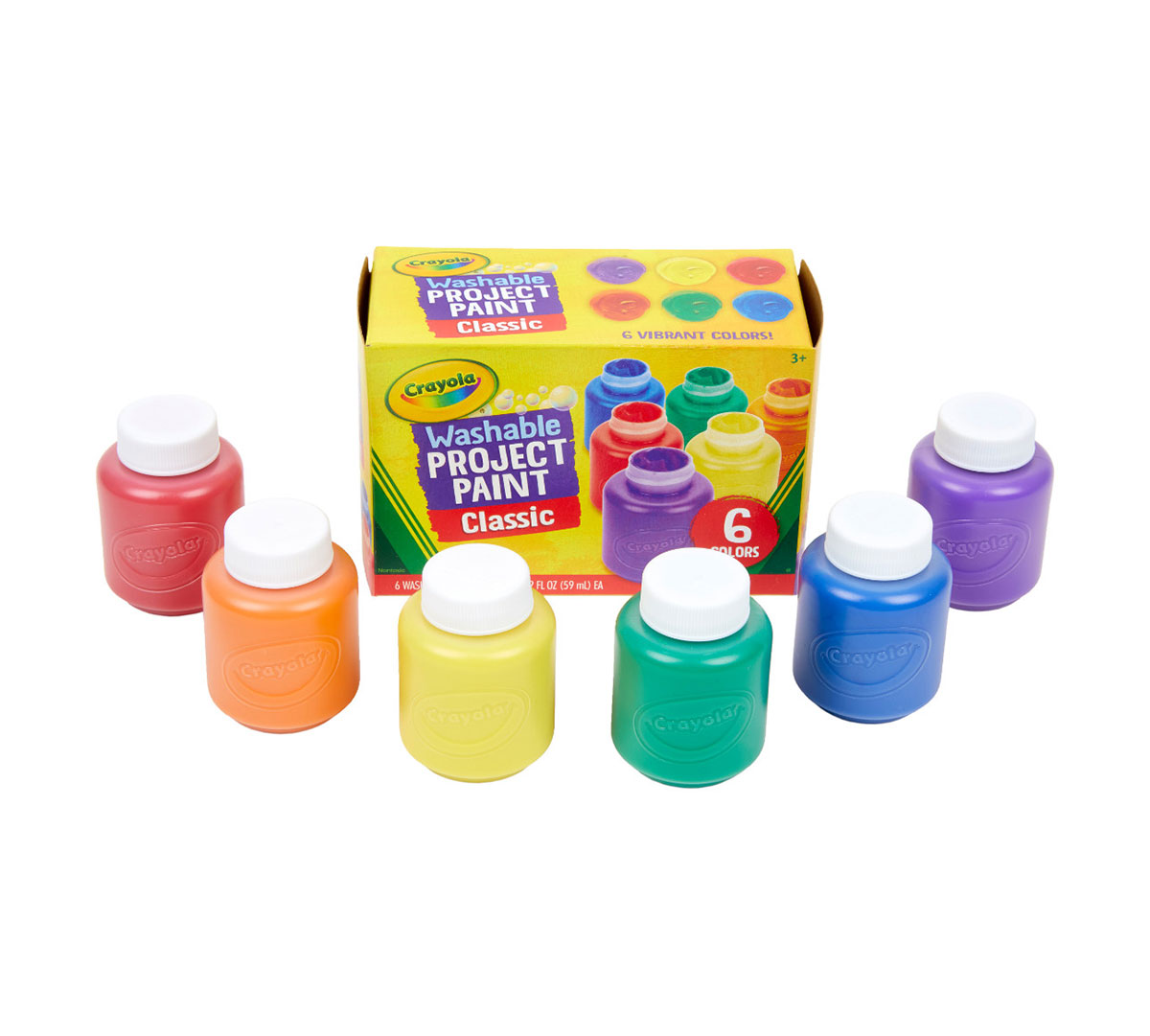 Pintura Lavable Crayola - 6 Colores