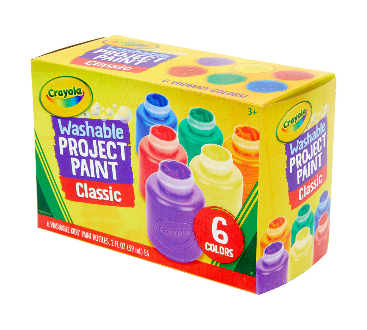 Pintura Lavable Crayola - 6 Colores