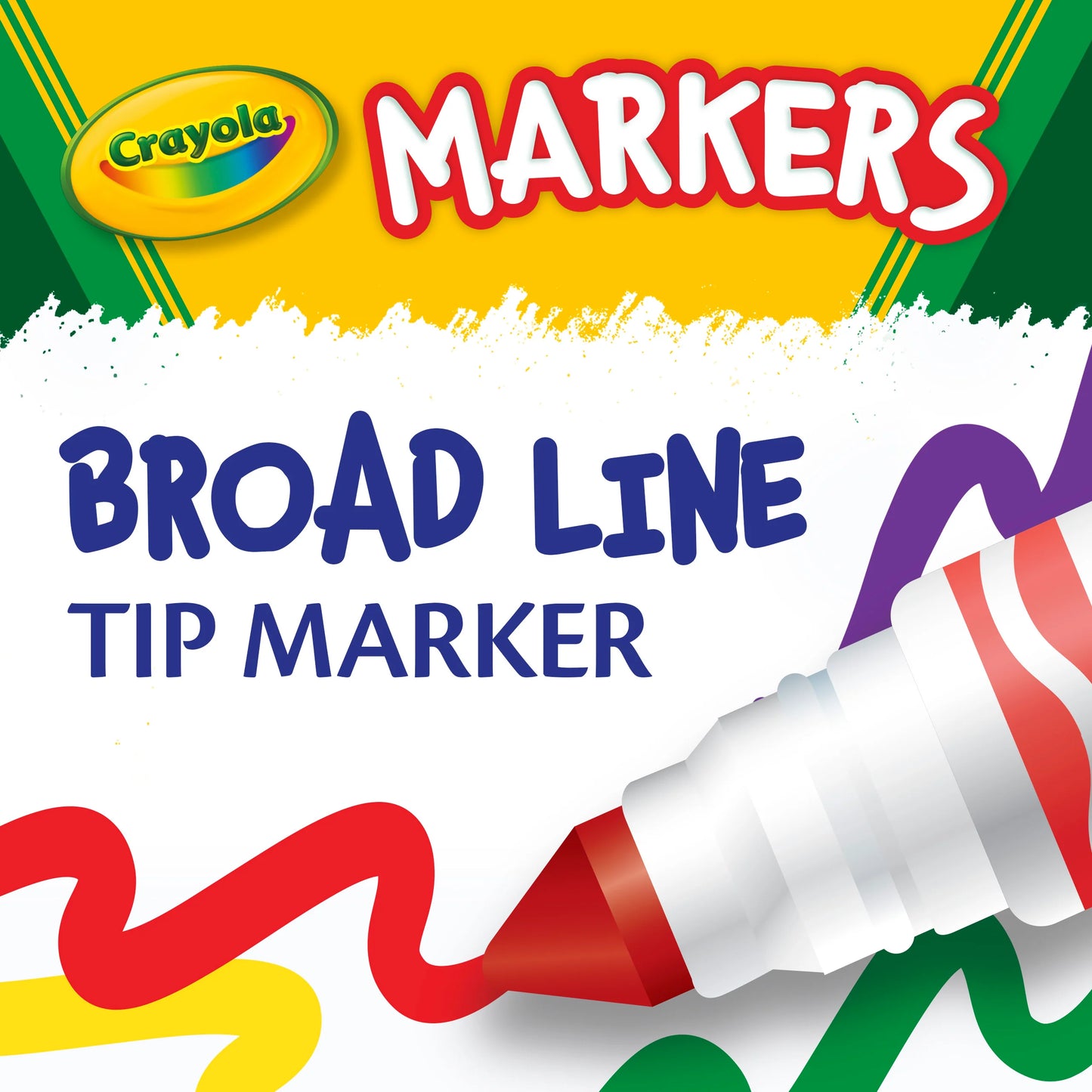 Crayola Markers - 10 Marcadores Punta Gruesa