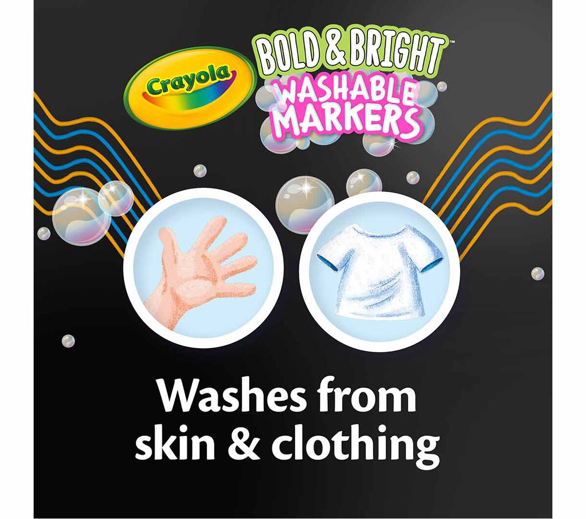 Crayola Markers Bright & Bold - 10 Marcadores Punta Gruesa