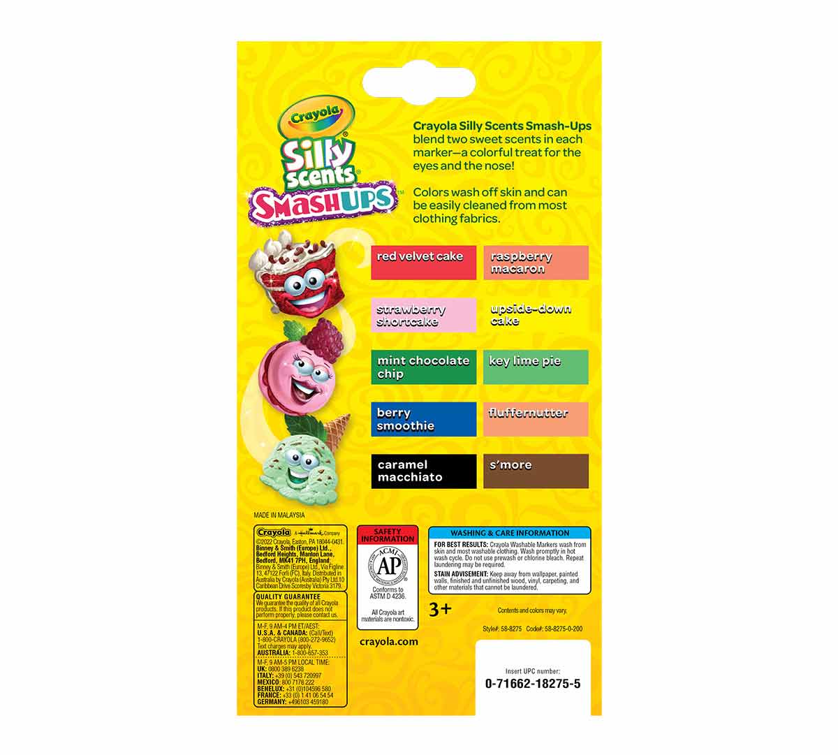 Crayola Markers Silly Scents - 10 Marcadores