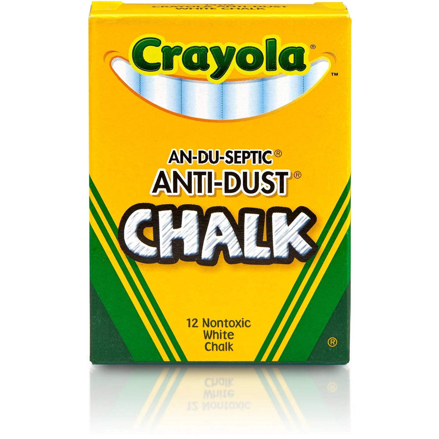 Tiza Blanca Antipolvo Crayola - 12 piezas