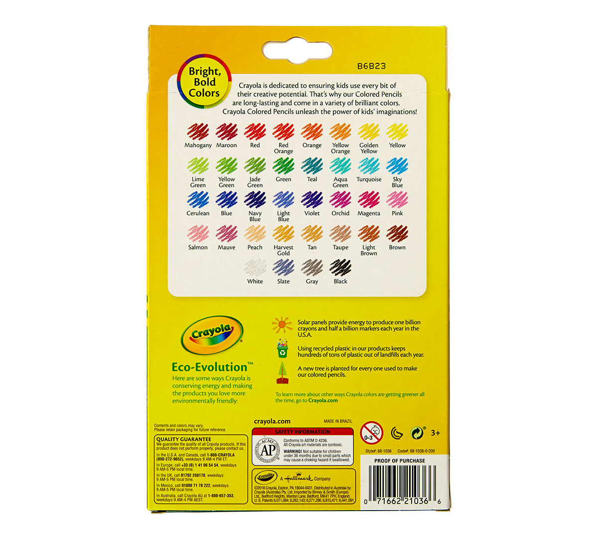 Crayones Borrables Crayola - Caja de 36 Colores