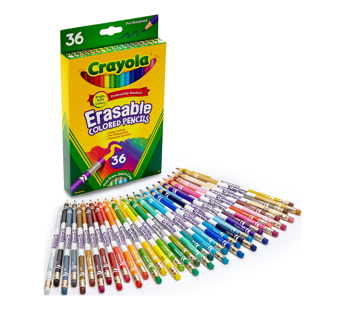 Crayones Borrables Crayola - Caja de 36 Colores