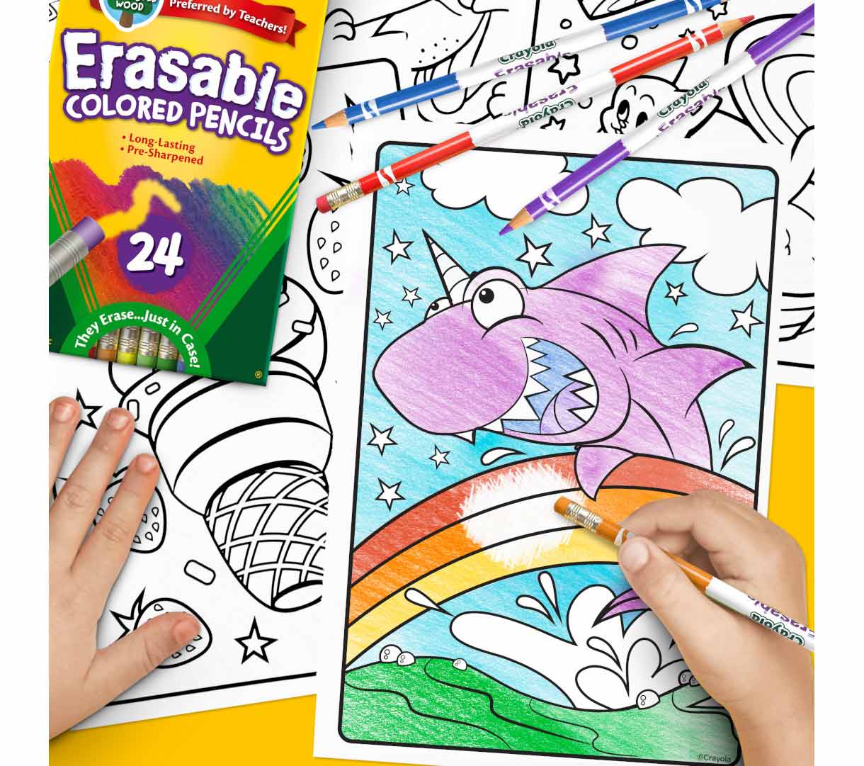 Crayones Borrables Crayola - Caja de 36 Colores