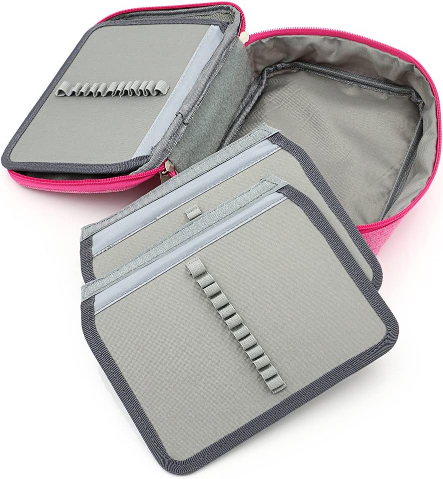 Estuche Gran Capacidad - Rosa