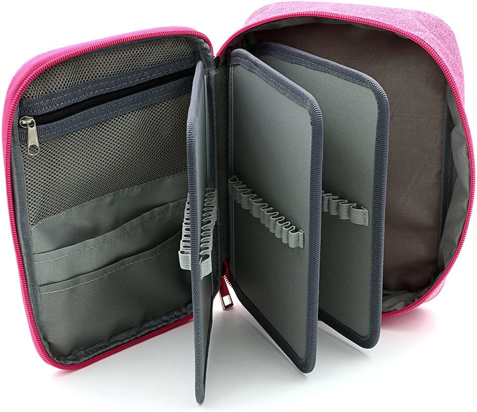 Estuche Gran Capacidad - Rosa