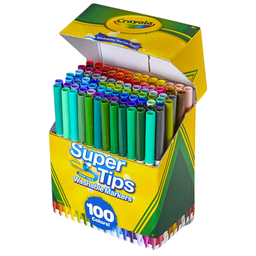 Crayola Super Tips - 100 Marcadores