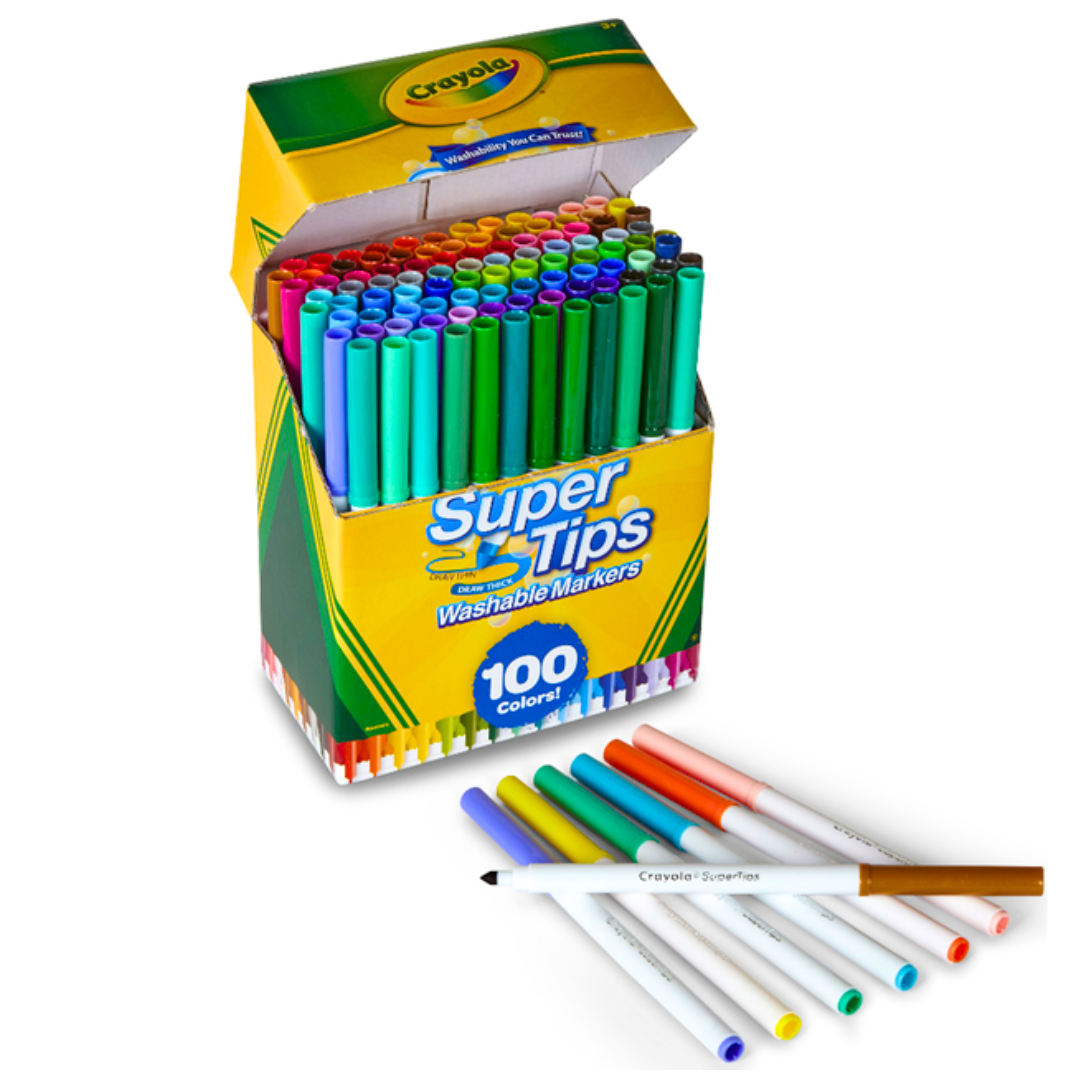 Crayola Super Tips - 100 Marcadores