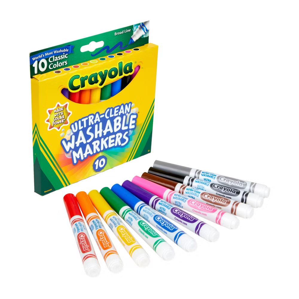 Crayola Markers - 10 Marcadores Punta Gruesa