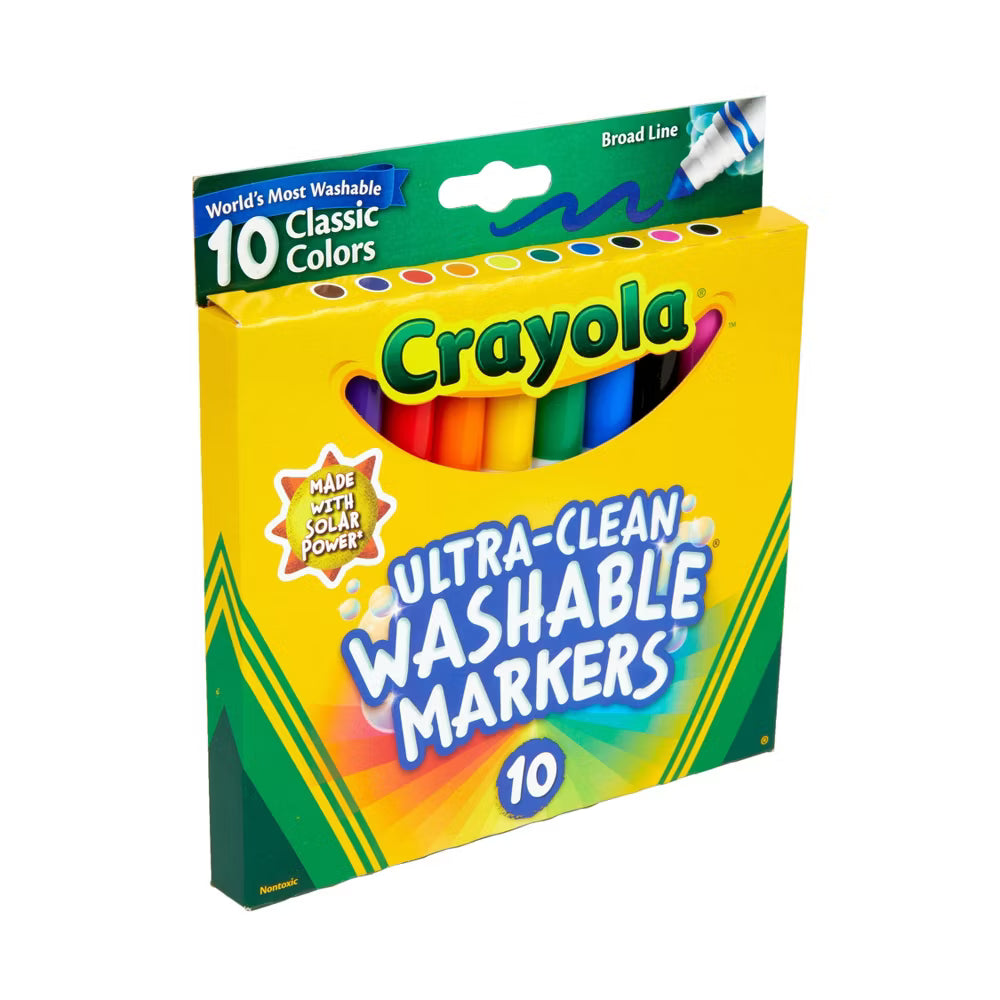 Crayola Markers - 10 Marcadores Punta Gruesa