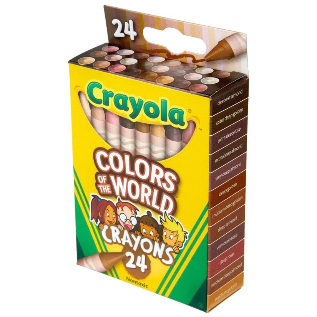 Crayones de Cera Crayola Colors of the World - Caja de 24 Colores