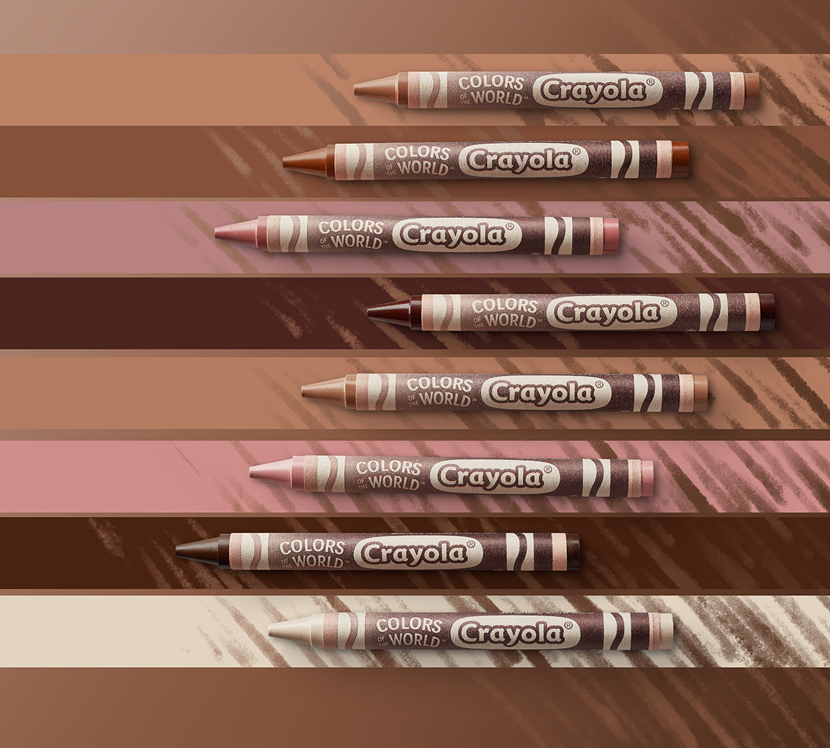 Crayones de Cera Crayola Colors of the World - Caja de 24 Colores