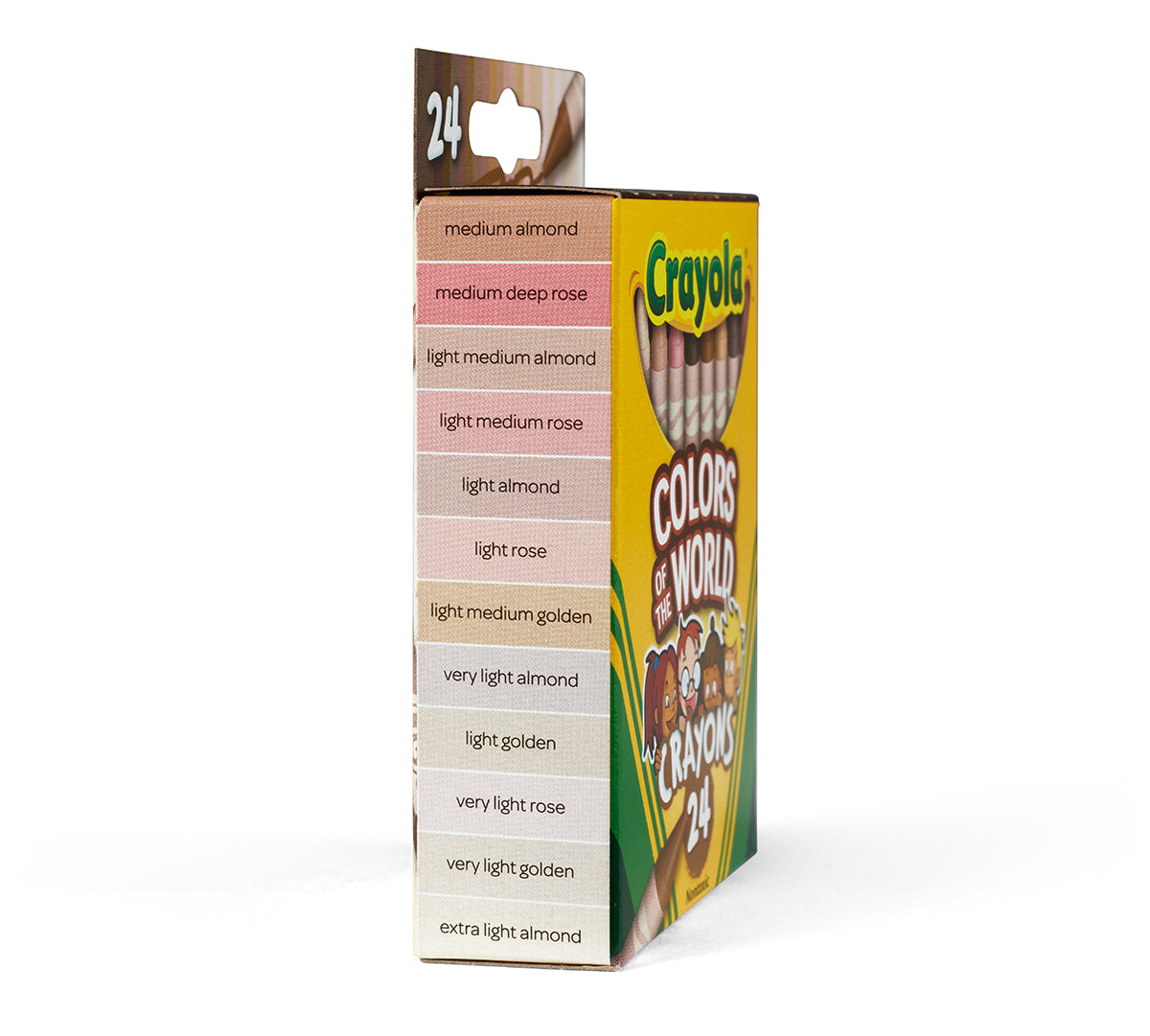 Crayones de Cera Crayola Colors of the World - Caja de 24 Colores
