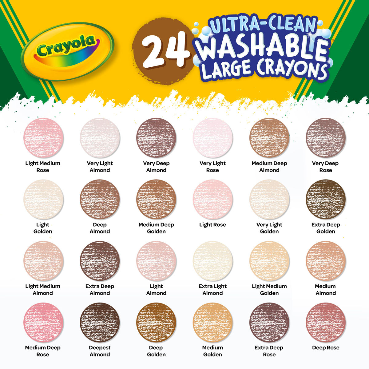Crayones de Cera Crayola Colors of the World - Caja de 24 Colores