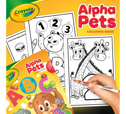 Libro de Colorear Crayola - Alpha Pets 96 páginas