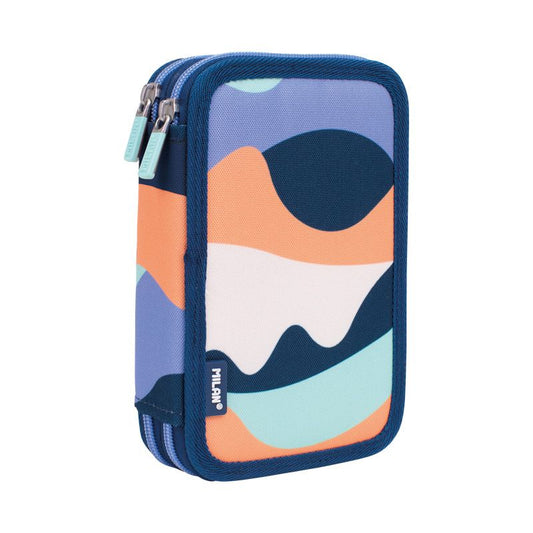 Estuche Milan con Útiles - 2 Niveles Multicolor