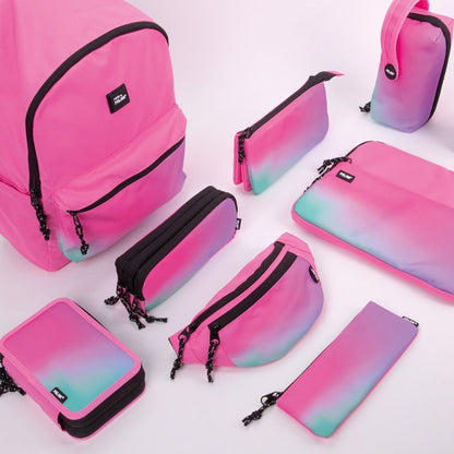 Estuche Milan con Útiles - 3 Niveles Sunset Rosa