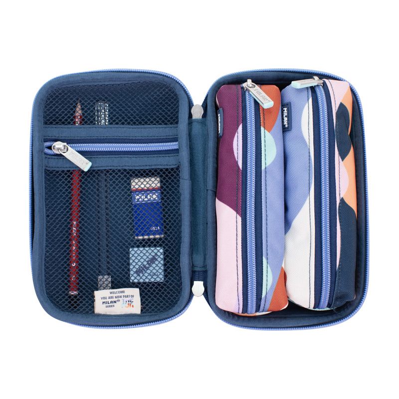 Estuche Milan con Útiles - Semirrígido Multicolor