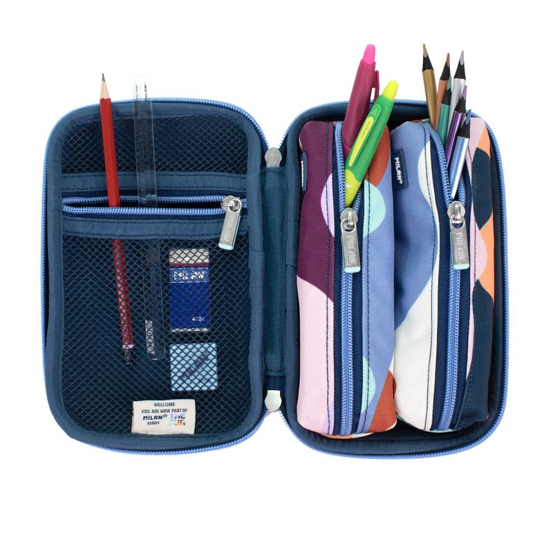Estuche Milan con Útiles - Semirrígido Multicolor