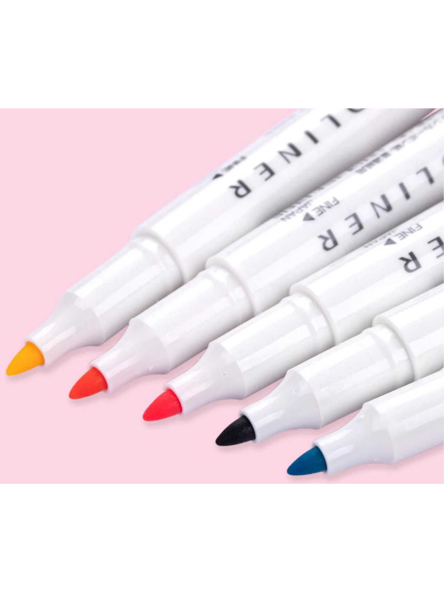 Zebra Mildliner - Set de 5 Colores Friendly