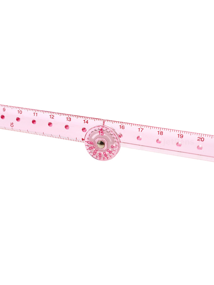 Regla Midori Multi Ruler - Rosa