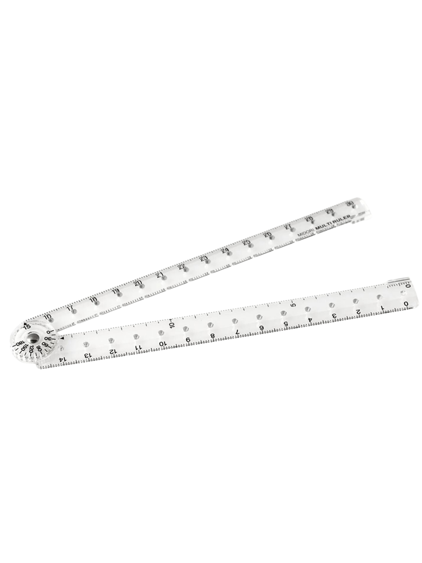 Regla Midori Multi Ruler - Transparente