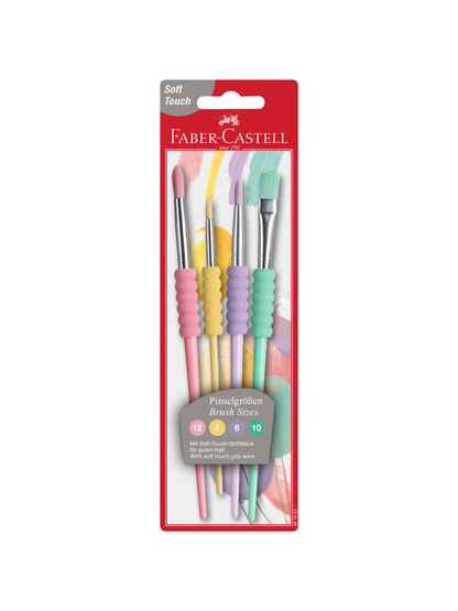 Pinceles Faber Castell - Set de 4