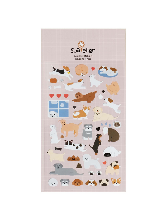 Stickers de Perritos - Set de 51 stickers