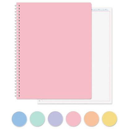 Cuaderno Espiral Suave - Portada Aleatoria - 100 Hojas en Blanco